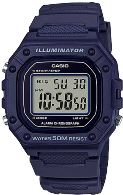 CASIO 卡西歐 男士聚氨酯手錶 W-218H-2A