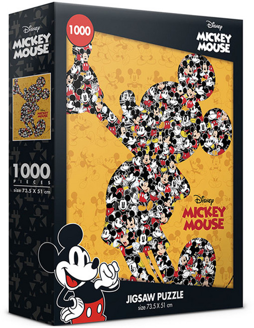 PUZZLE LIFE 迪士尼米奇拼圖 D1016, 1000件, 1個, 混合色