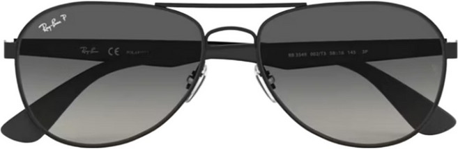 Ray-Ban 雷朋 金屬框偏光鏡片太陽眼鏡 RB3549-002/T3