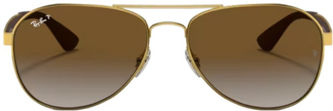 Ray-Ban 雷朋 金屬框偏光鏡片太陽眼鏡 RB3549-001/T5