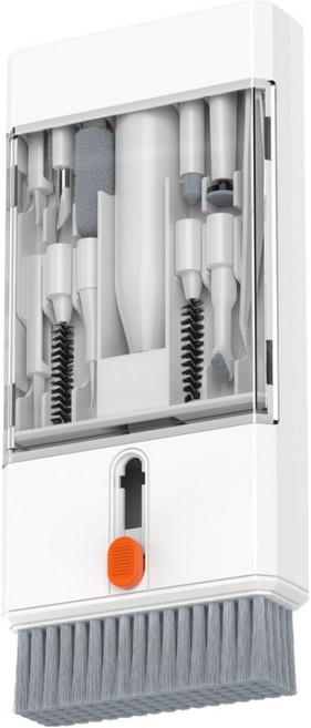 便利耳機清潔組 89 x 87 x 40 mm, 1個, 單一商品, 白色
