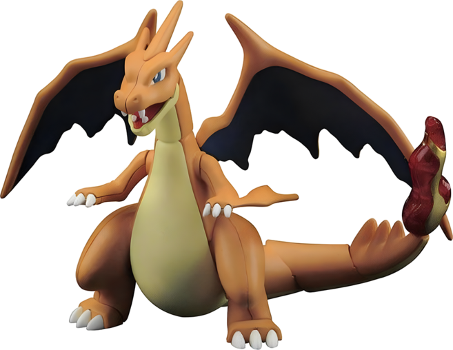 BANDAI 萬代 Pokémon PLAMO 收藏集 038 Mega 噴火龍Y 模型, 1個