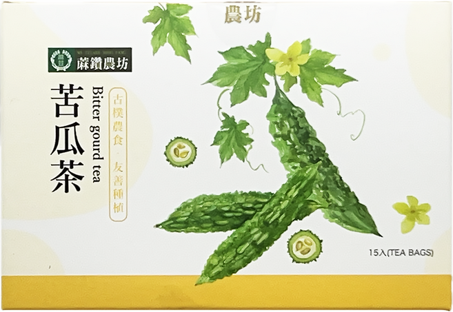 蔴鑽農坊 苦瓜袋茶, 1個, 15個裝, 3g