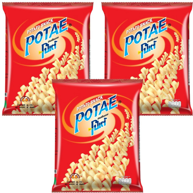POTAE 泰國浪味仙, 3包, 48g