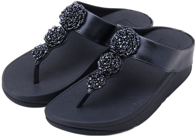 fitflop FINO 珠扣夾腳拖鞋 621200015505