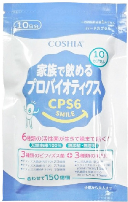 COSHIA 科雅健研 超有感益生菌 CPS6, 1個, 10顆