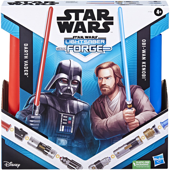 Hasbro 孩之寶 STAR WAR 星際大戰歐比王vs黑武士玩具光劍 F77625L00, 1個