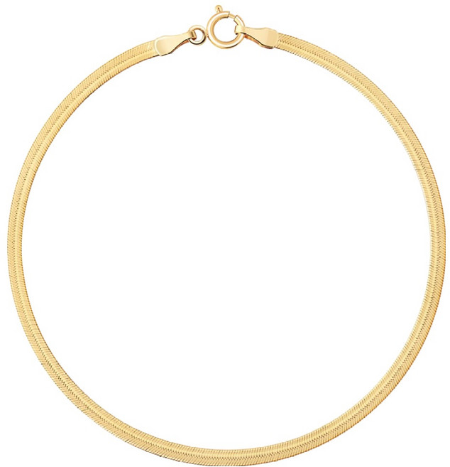 GOLDPANG 女款 14K 經典蛇骨 Omega 手鍊