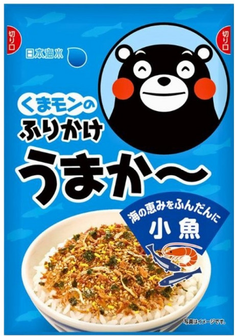 日本海水 熊本熊 小魚風味拌飯料, 1個, 25g