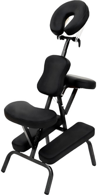 HOME GYM CLUB 居家健身 摺疊推拿椅, 黑色, 無