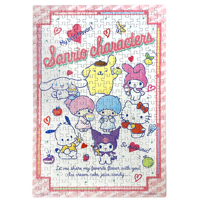 HUNDRED PICTURES 百耘圖 Sanrio characters 甜蜜的味道 拼圖 HP0300-284, 1個, 300片, 混合顏色