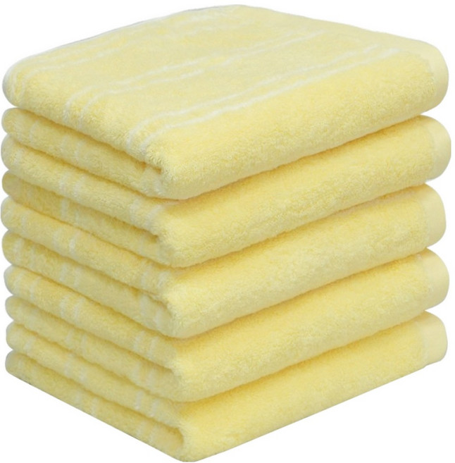 AMENITY TOWEL 經典設計毛巾 200g 40支精梳棉, 柑橘條紋, 5個
