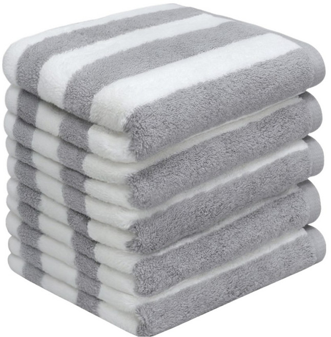AMENITY TOWEL 經典設計毛巾 200g 40支精梳棉, 麝香灰, 5個