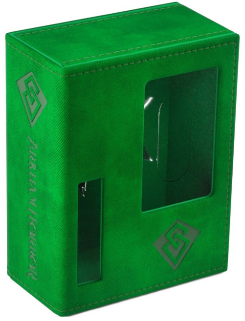 GAMEGENIC Asmodee 詭鎮奇談 Gamegenic 卡牌遊戲牌組盒 收納盒 配件, 浪客(綠色), 1個