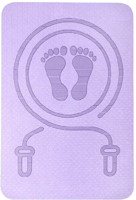 HOME GYM CLUB 居家健身 跳繩墊 20mm 短款, FA024, 紫色