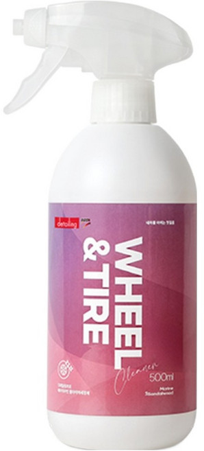 detailing PRO Basic Line 輪圈輪胎除垢清潔劑, 1個, 500ml