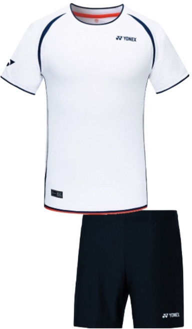 YONEX 男款羽球服上衣 253TS011M 下身 211PH008U