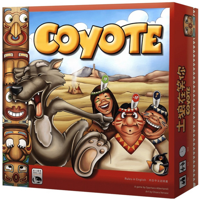 SWAN PANASIA 新天鵝堡 土狼在笑你桌遊 COYOTE 中英版, 1套, 多色