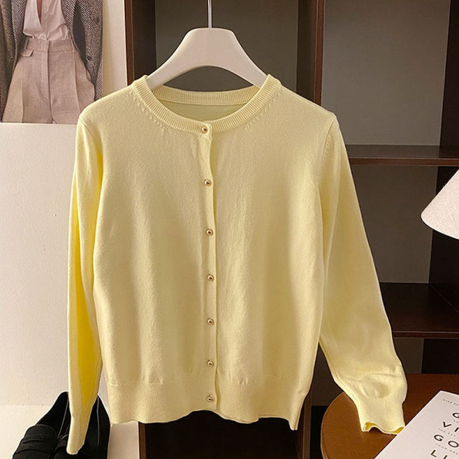 女款 501 柔軟針織開襟衫 N 10971