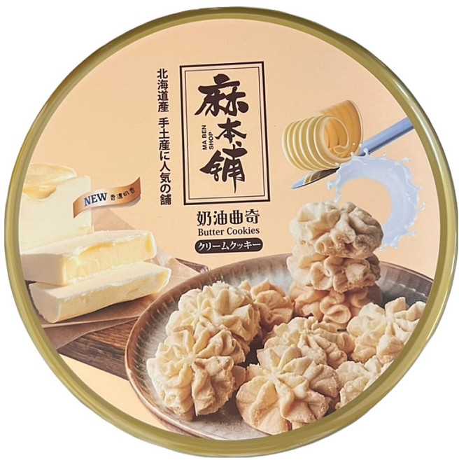 麻本舖 奶油曲奇餅, 200g, 1個
