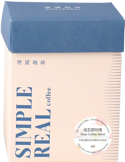SIMPLEREAL 想望咖啡 哈瓦那玫瑰 咖啡掛耳包, 1個, 12g, 10個裝