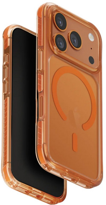 UNIQ Combat Magclick iPhone 保護殼 iPhone 17 Pro 四角強化 軍規 防摔 磁吸 三料 橘色 1個