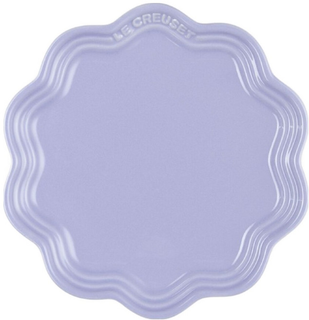 LE CREUSET 蕾絲花邊盤, 1個, 薰衣草