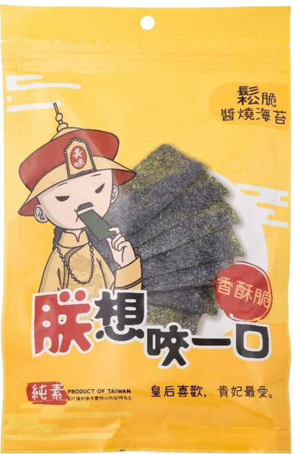 朕想咬一口 厚切海苔 醬燒味, 1個, 40g