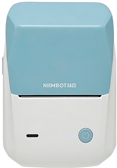NIIMBOT 熱感應標籤機 B1, 天青色, 1個
