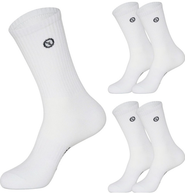 OUTDOOR PRODUCTS 簡約Logo中筒襪5雙組