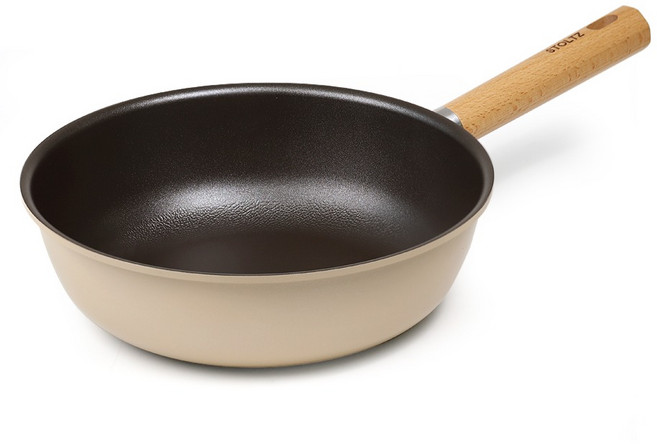STOLTZ 巧克力色IH宮廷炒鍋, 26cm, 1個