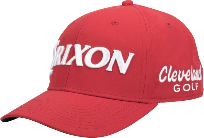 SRIXON 中性款Tour Original高爾夫卡車帽, 1個, 紅色 + 白色