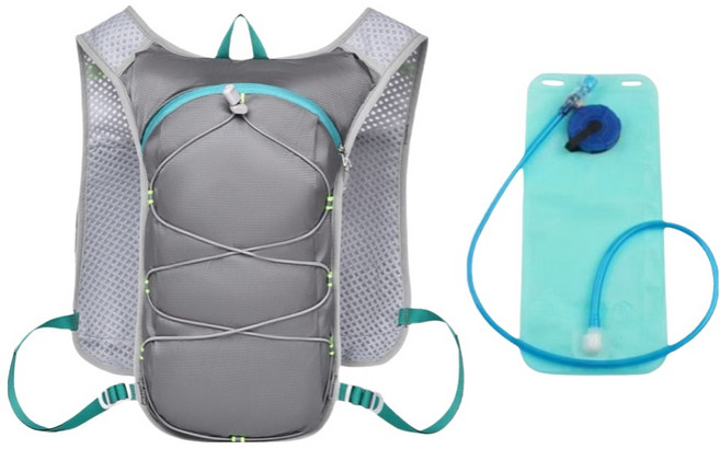 UM 優質揹包 20L + 水袋套組, 灰色, 1套