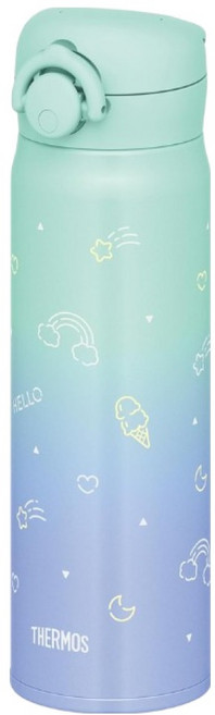 THERMOS 膳魔師 保溫瓶 JNRー504G PPL, 綠色, 500ml, 1個