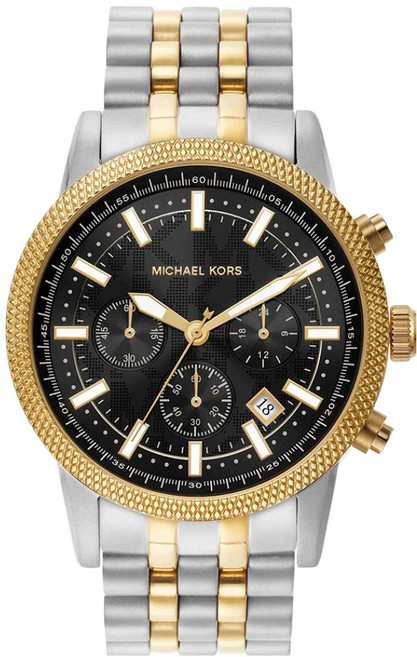 MICHAEL KORS 男士Hutton多功能計時碼錶金屬腕錶 MK8954