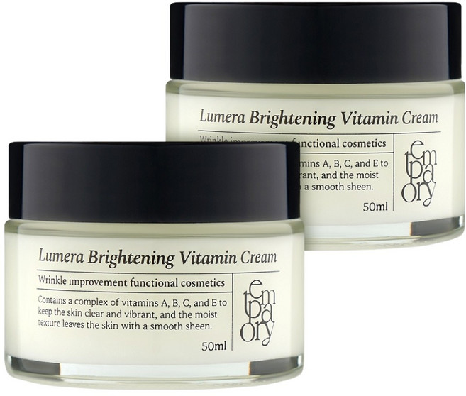 Temporarily Lumera 亮白維他命霜, 2個, 50ml