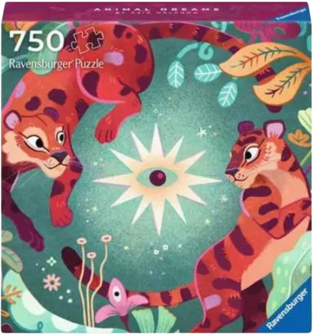Ravensburger 維寶 拼圖 RV01001, 1個, 動物衝刺, 750片