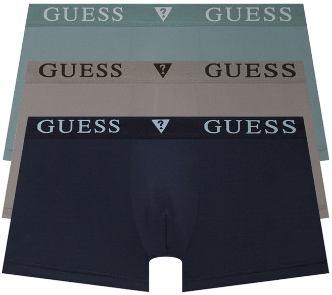 GUESS UNDERWEAR 男士 Chroma AeroCool 四角褲 3件組