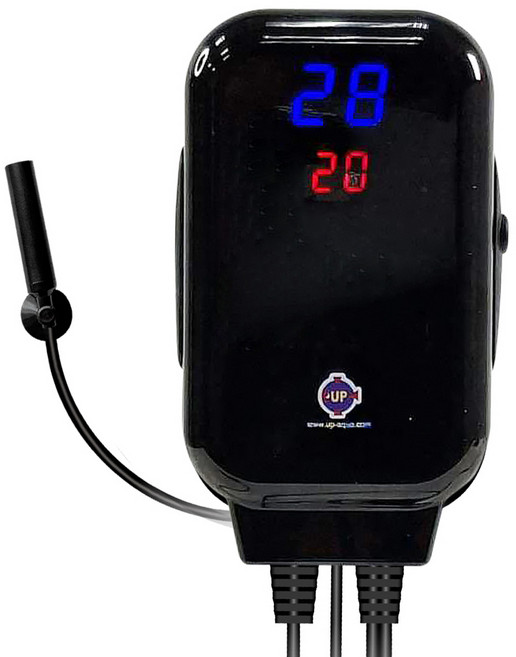 UP AQUA 雅柏 雙顯示/雙繼電/雙感應控溫器1200W D-998, 1個
