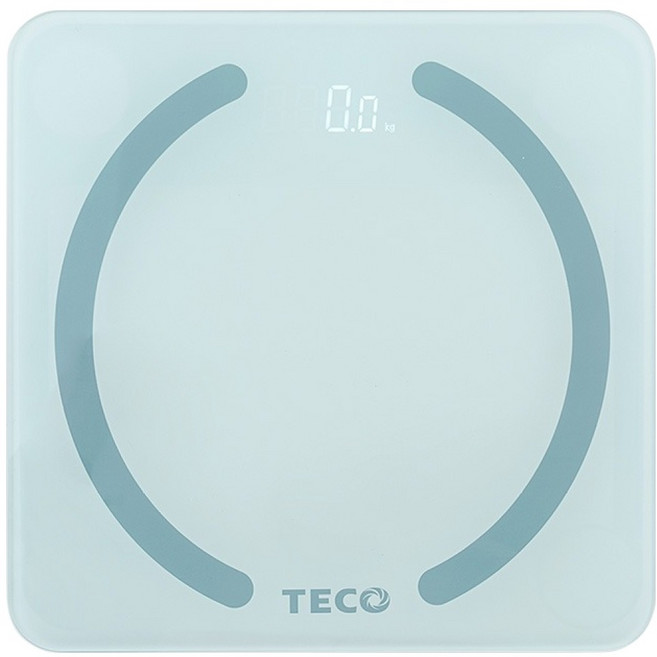 TECO 東元 LED 魔術體重計, 藍色, 1個, XYFWT703