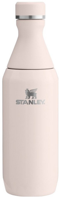 STANLEY 台灣公司貨 ALL DAY系列 曲線隨行瓶, 光澤山櫻粉, 1個, 350ml