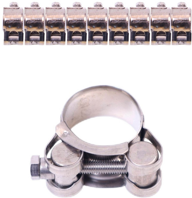J-TECH 翔穩軍品 304材質 不鏽鋼 SUS 單軟管高壓管束 23~25mm, 10個