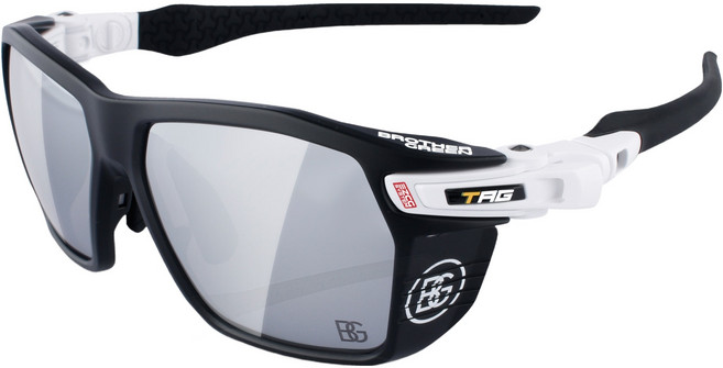 TAG eyewear Raptor002 太陽眼鏡 RT2-M103-103, 布萊德綠黑色 + 銀色(鏡面鏡片), 1個