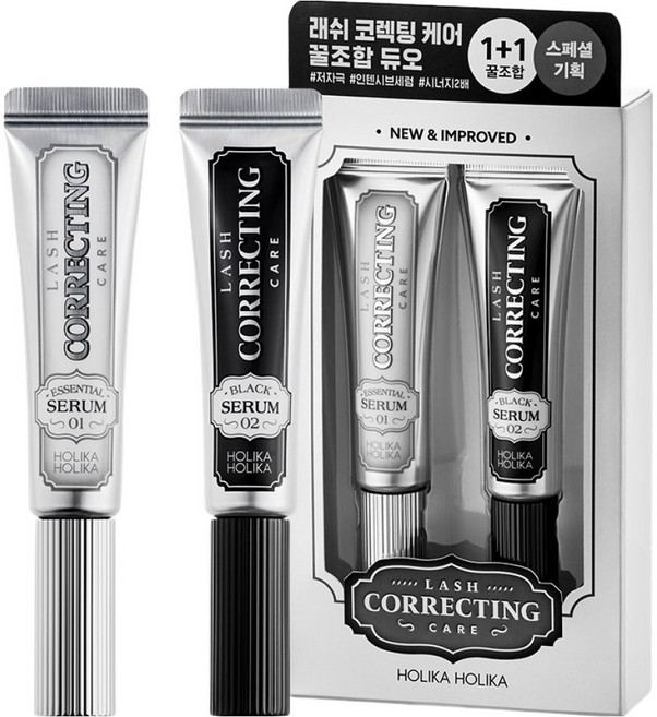 HOLIKA HOLIKA 睫毛修護護理黃金組合企劃套組, 1個, 9ml