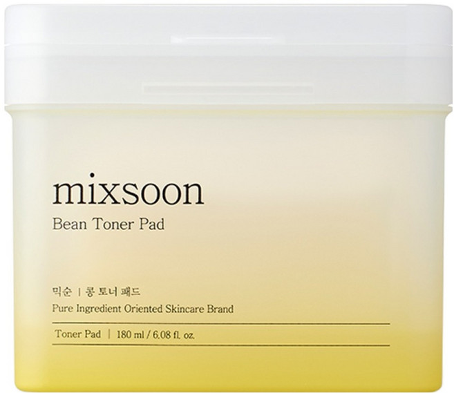 mixsoon 大豆化妝水棉片 180ml, 1罐, 70片
