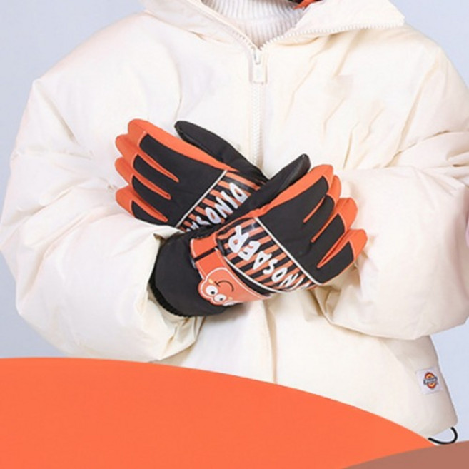 HARAROI 卡通滑雪鋪棉手套