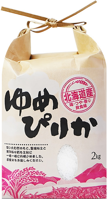 Well Life 悅生活 谷穗 北海道最高金賞獎濃郁夢美人米 日本米 100%日本直送, 2kg, 1袋, 特A級