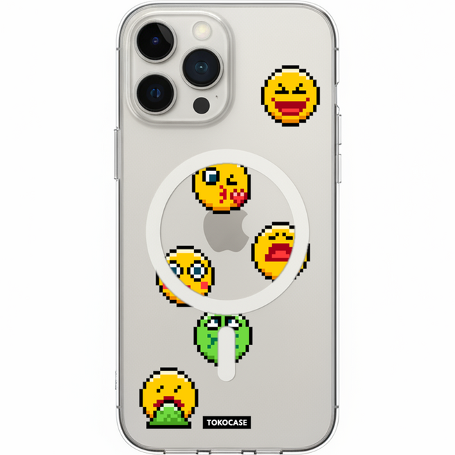 PRECARE TOKOCASE Super Clear MagSafe Emoji-nation 系列手機殼