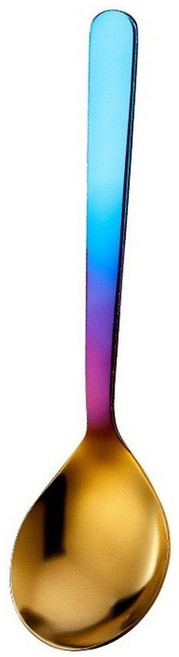 TEMPEST 純鈦餐具 鈦餐勺, 烤藍款, 勺, 1支