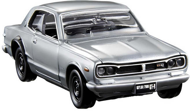 TOMICA PRM34 日產 SKYLINE GT-R KPGC10 跑車, 銀色, 1個
